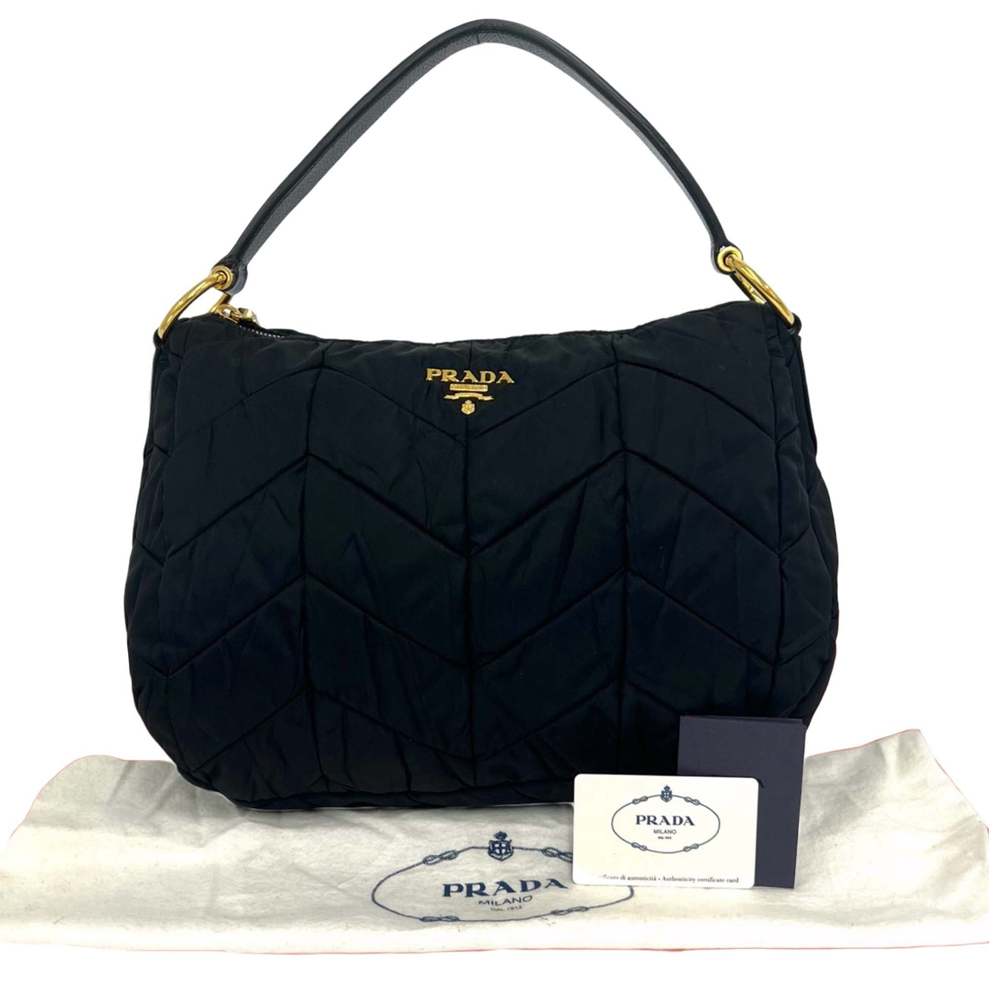 Prada Tessuto Impunto Satchel