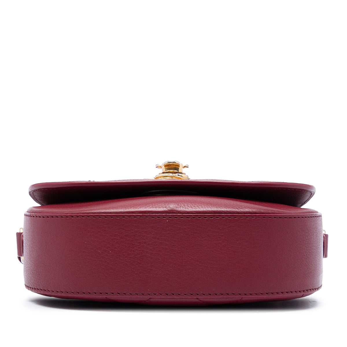 Chanel Quilted Calfskin Camellia Turn Lock Flap
