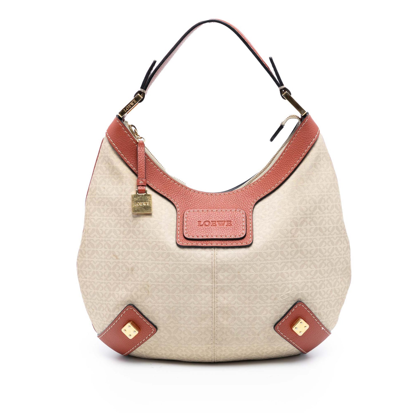 LOEWE Anagram Canvas New Road Hobo