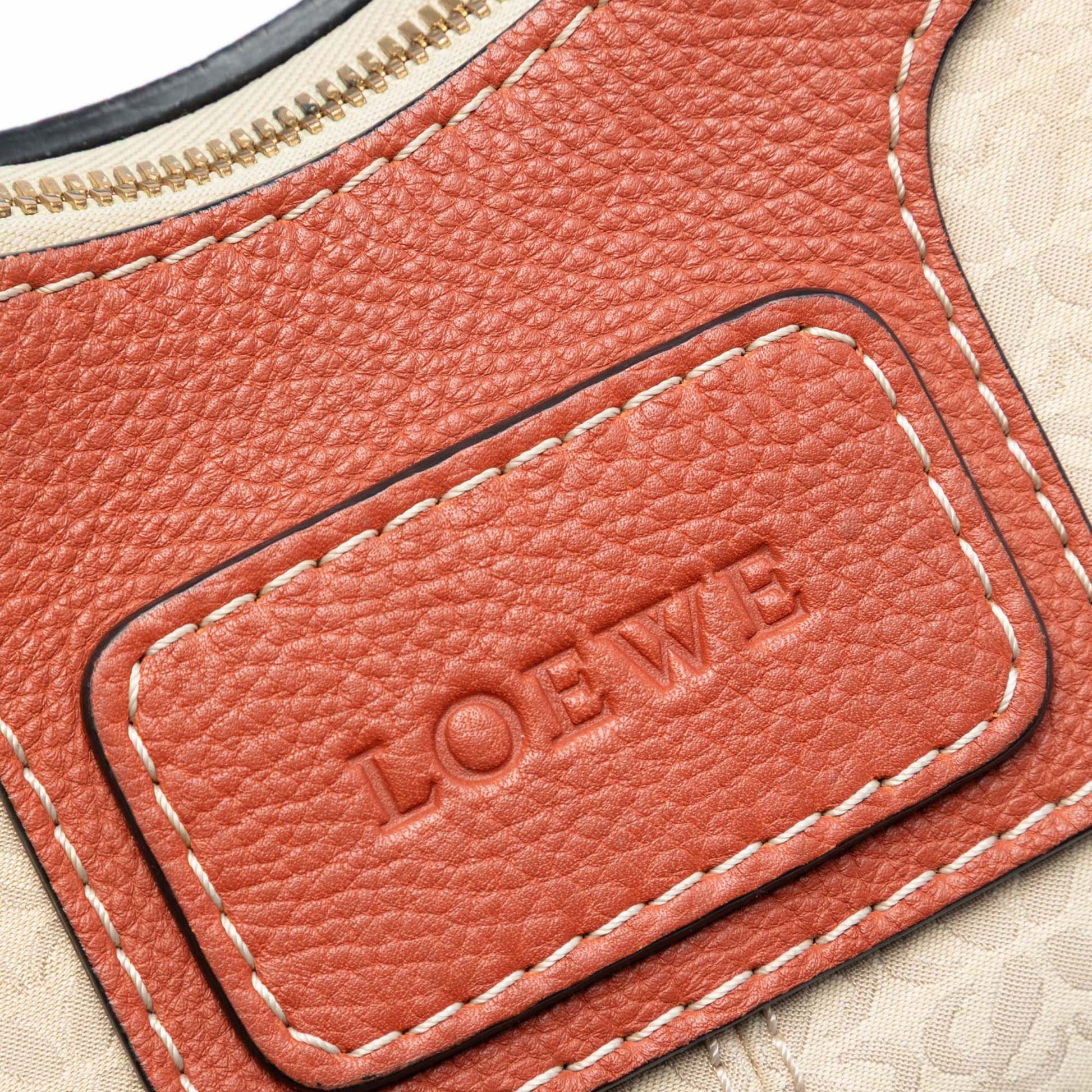 LOEWE Anagram Canvas New Road Hobo