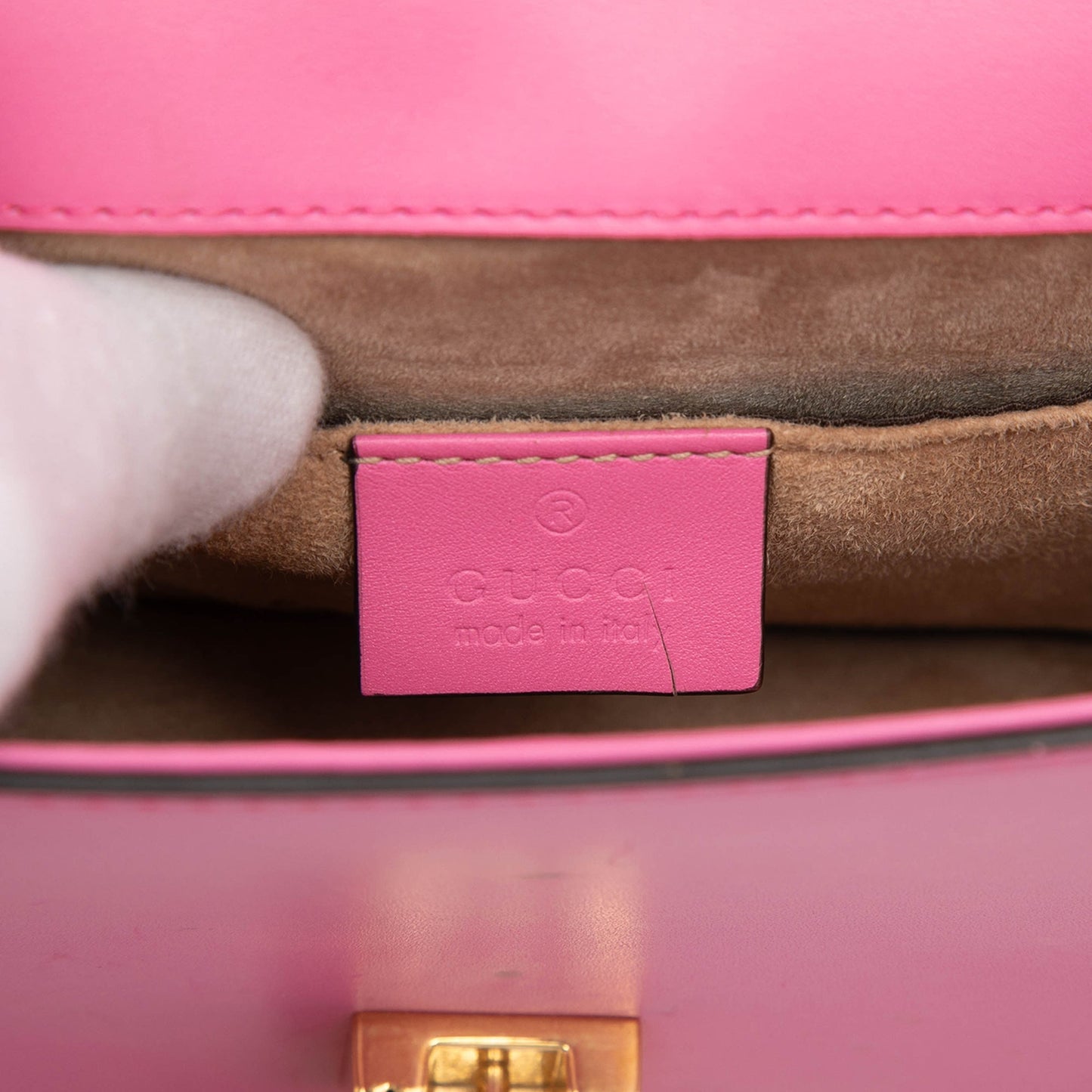 Mini Calfskin Web Sylvie Chain Crossbody