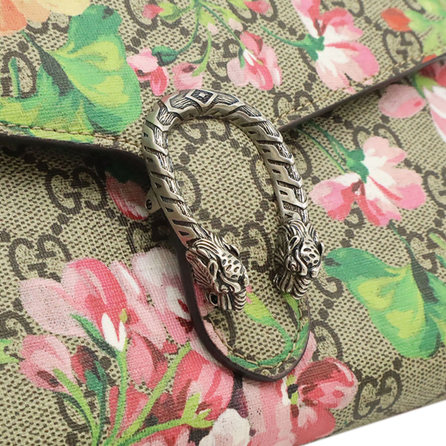 Gucci GG Supreme Blooms Dionysus Wallet on Chain