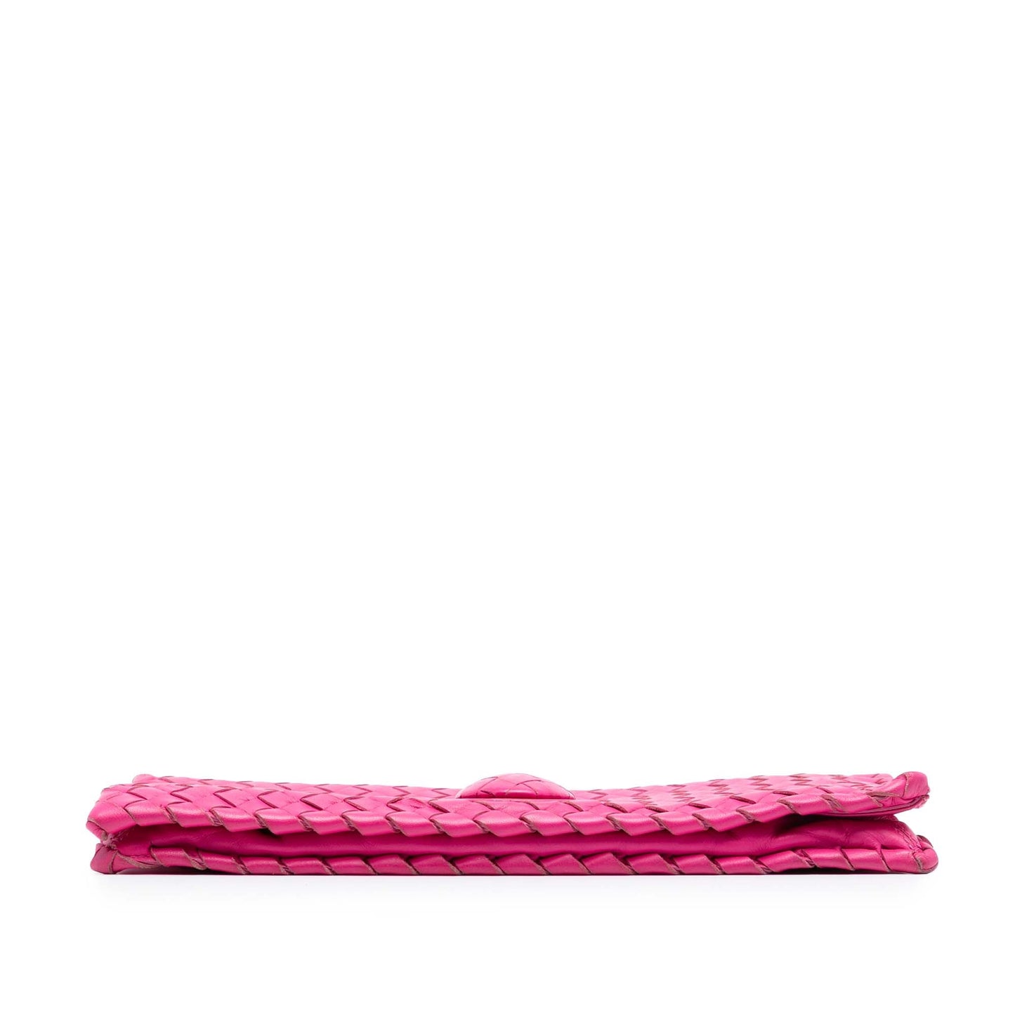 Bottega Veneta Nappa Intrecciato Turn Lock Clutch