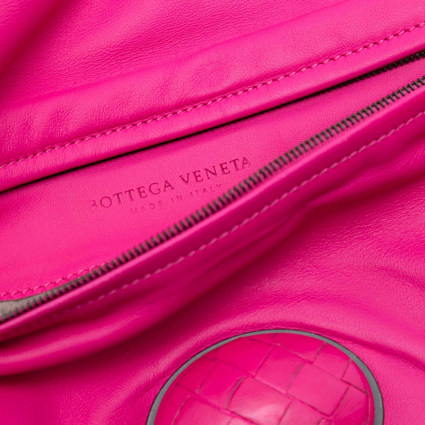 Bottega Veneta Nappa Intrecciato Turn Lock Clutch