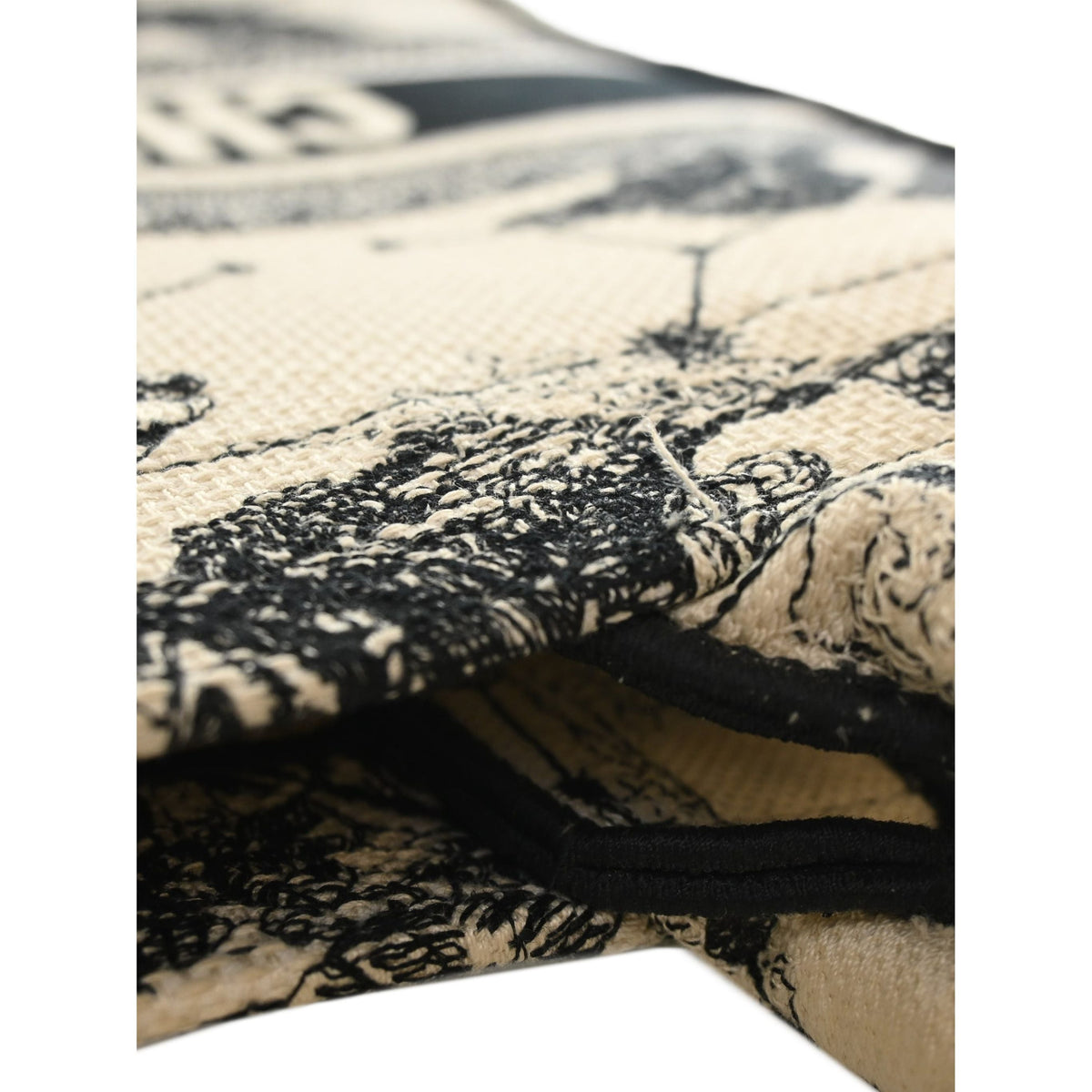 Dior Medium Canvas Embroidered Zodiac Toile De Jouy Book Tote — White