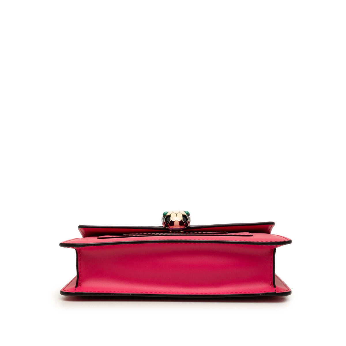 Bvlgari Small Leather Square Serpenti Forever Chain Crossbody