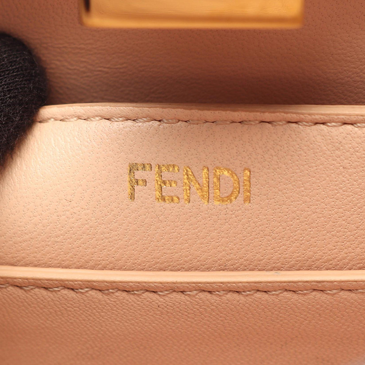 Fendi Small Calfskin Selleria Peekaboo ISeeU Satchel — Green