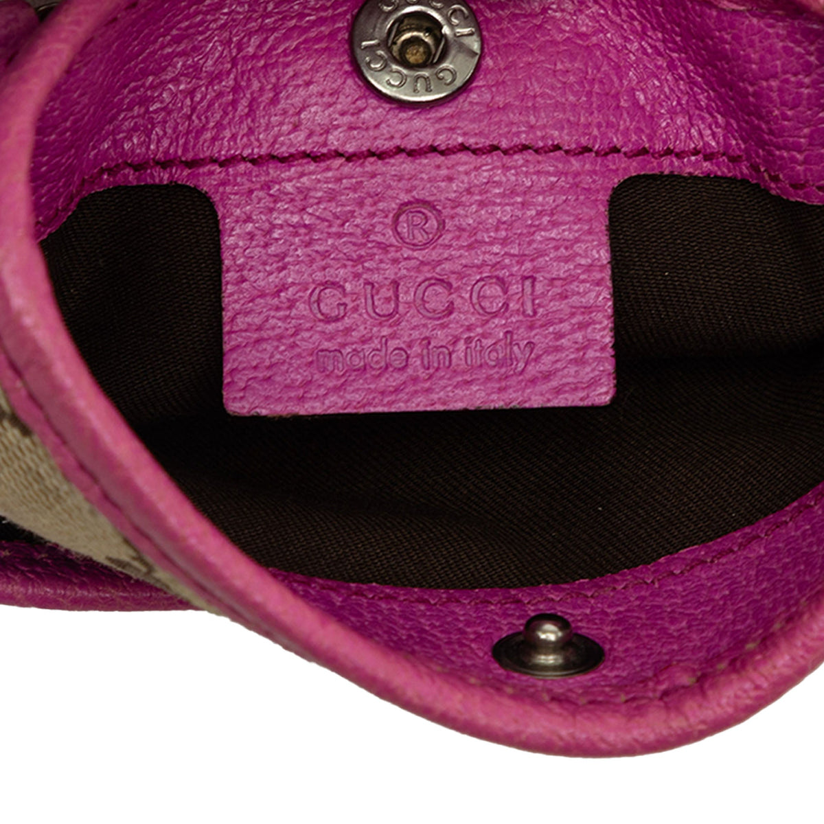 Gucci GG Canvas Web Crossbody — Pink