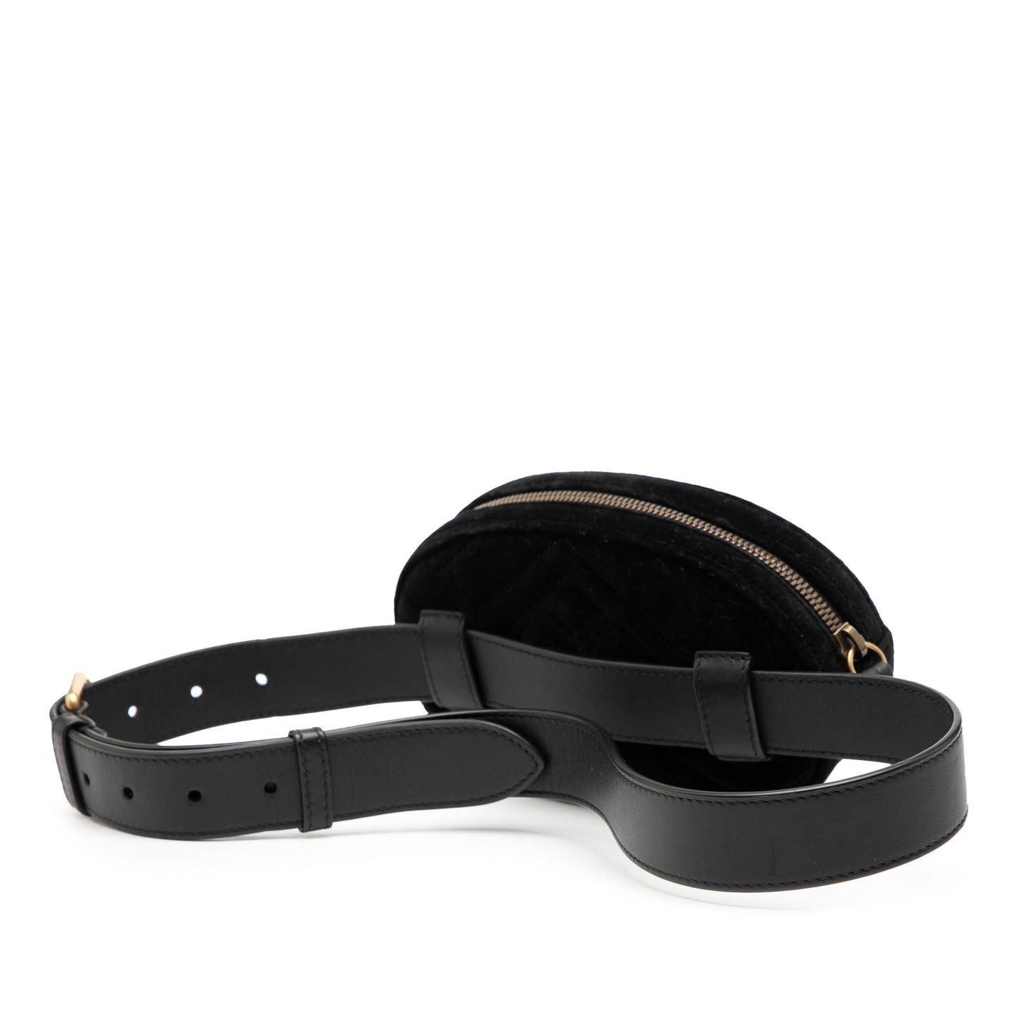 Gucci GG Marmont Matelasse Velvet Belt Bag