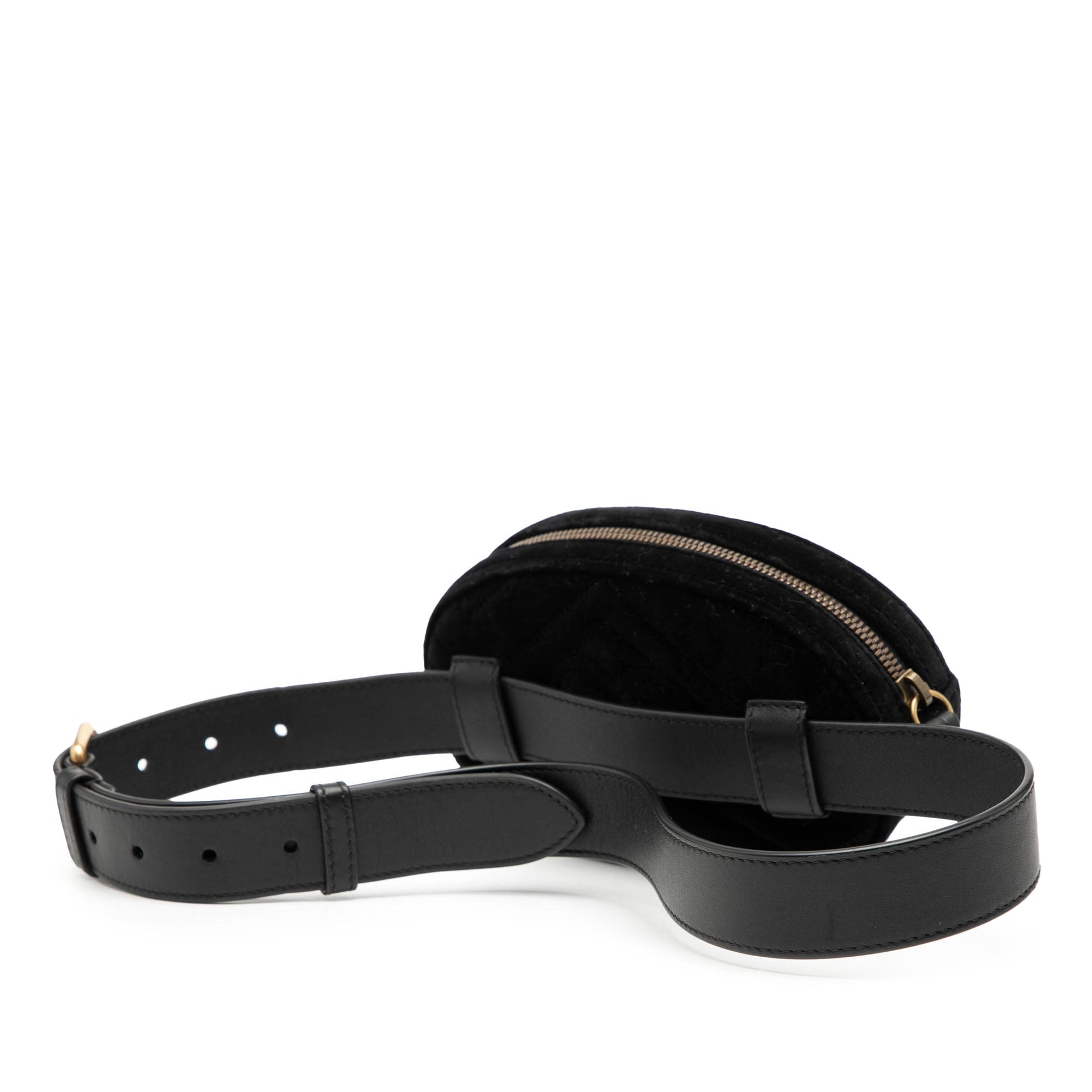 Gucci GG Marmont Matelasse Velvet Belt Bag