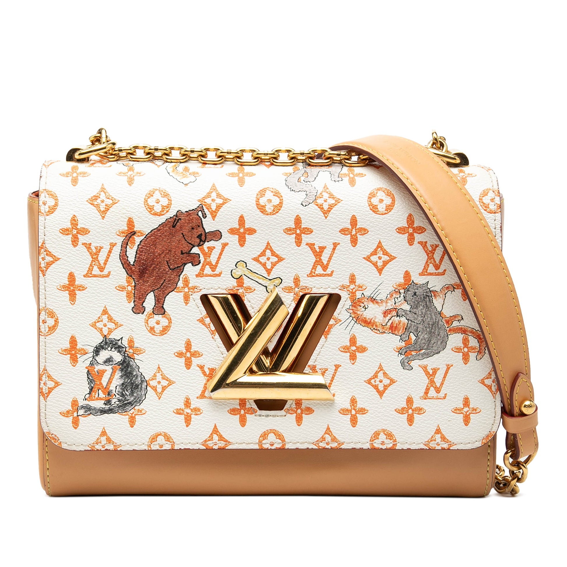 Louis Vuitton Grace Coddington Monogram Catogram Twist MM