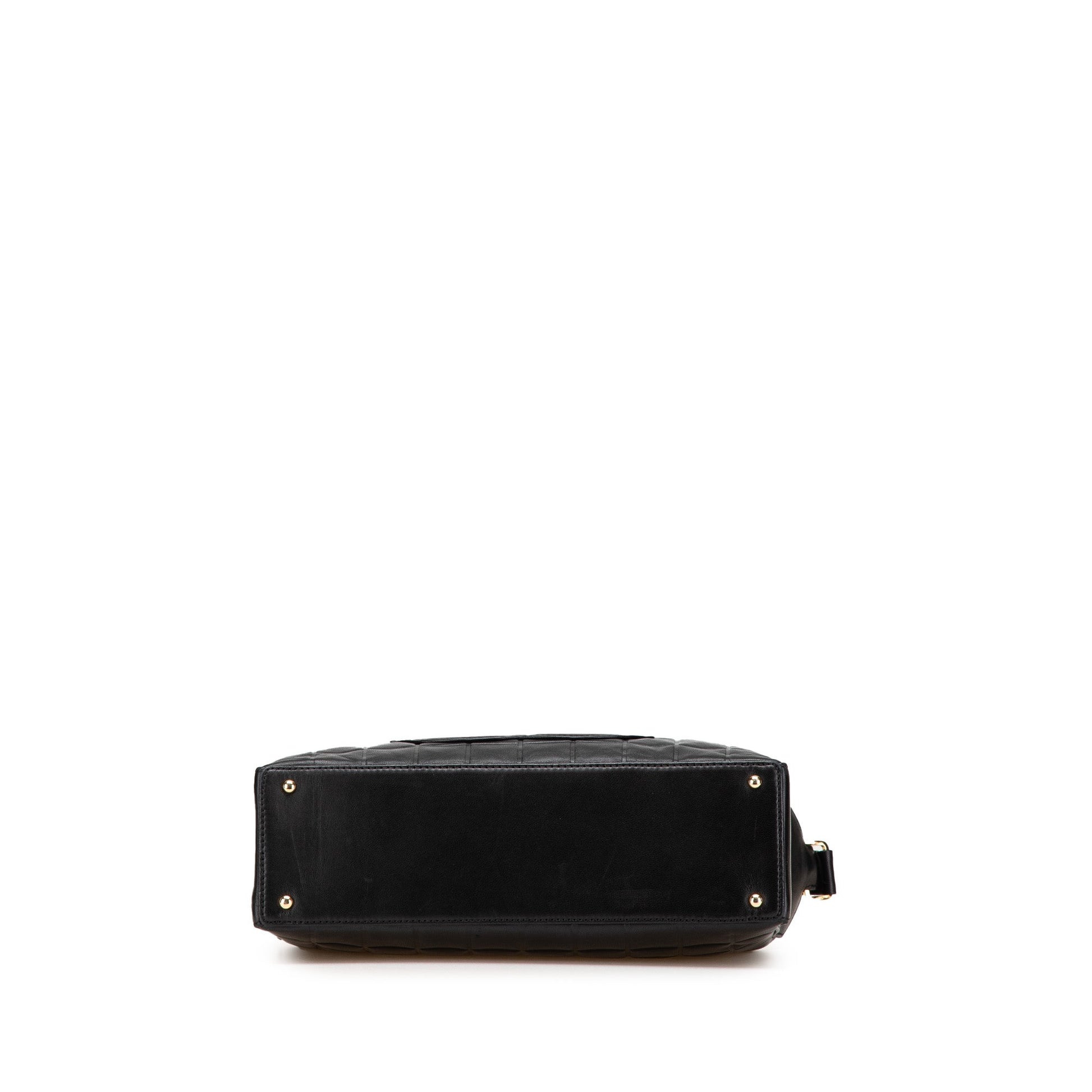 Chanel CC Choco Bar Lambskin Shoulder Bag