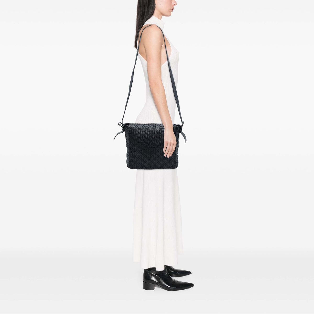 Bottega Veneta Nappa Intrecciato Messenger Bag