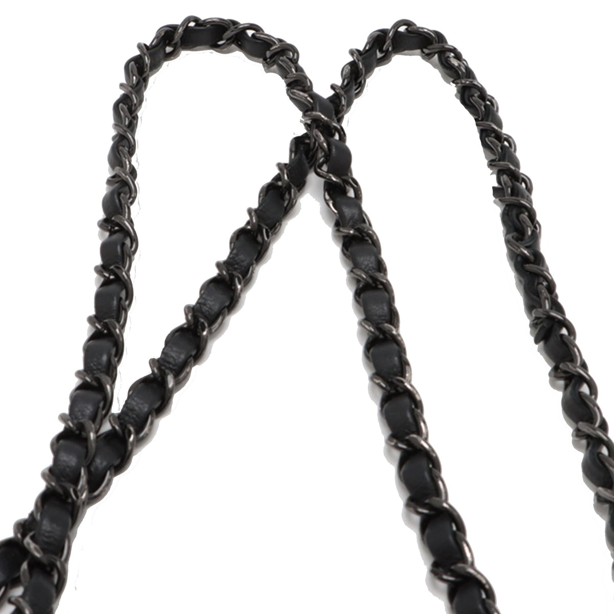 Chanel CC Lambskin Laser Cut Single Flap
