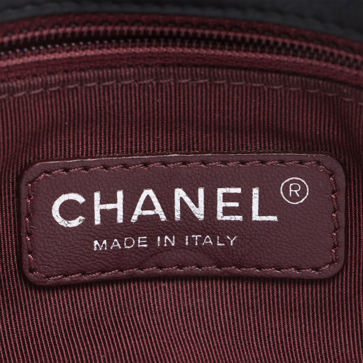 Chanel CC Lambskin Laser Cut Single Flap