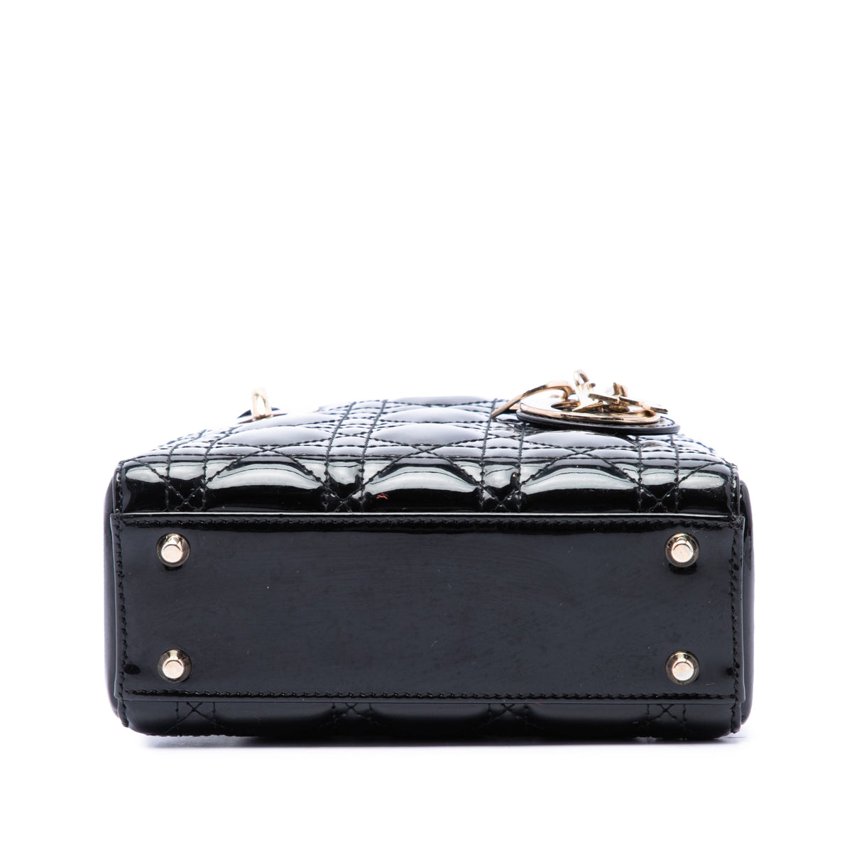 Dior Mini Patent Cannage Lady Dior