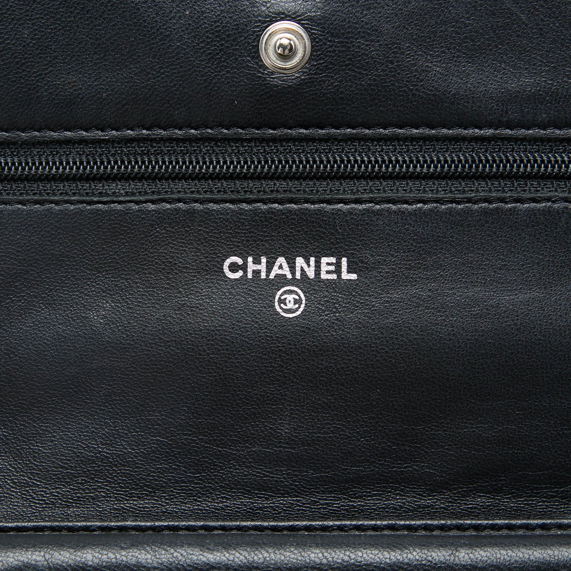 Chanel CC Quilted Lambskin Wallet On Chain