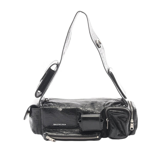 Balenciaga Lambskin Superbusy Sling Bag XS