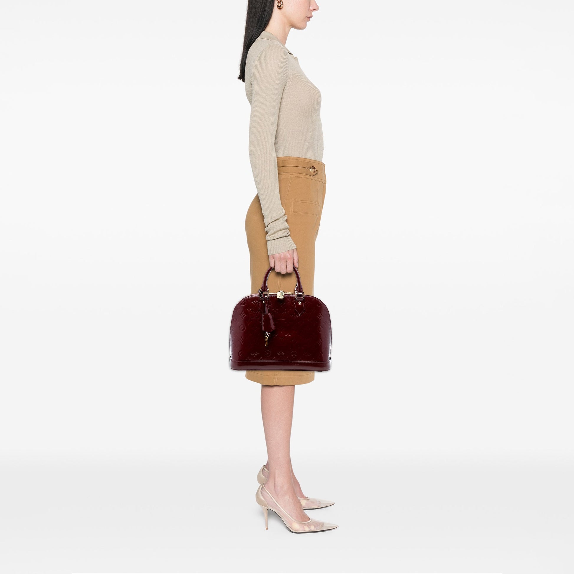 Louis Vuitton Monogram Vernis Alma PM