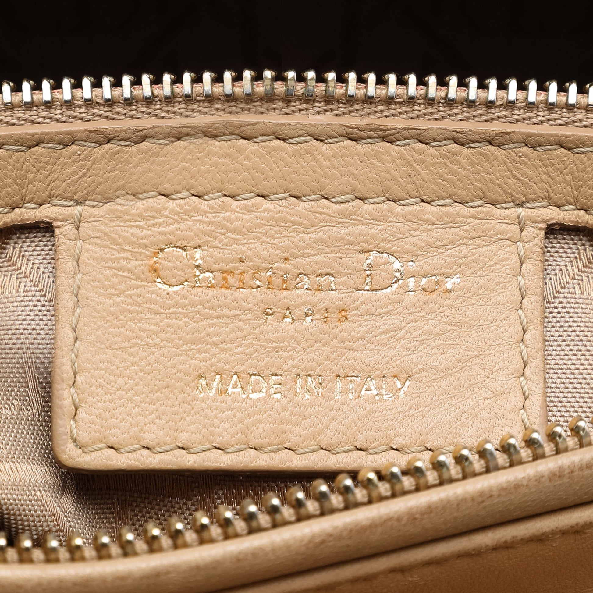 Dior Large Lambskin Cannage Lady Dior