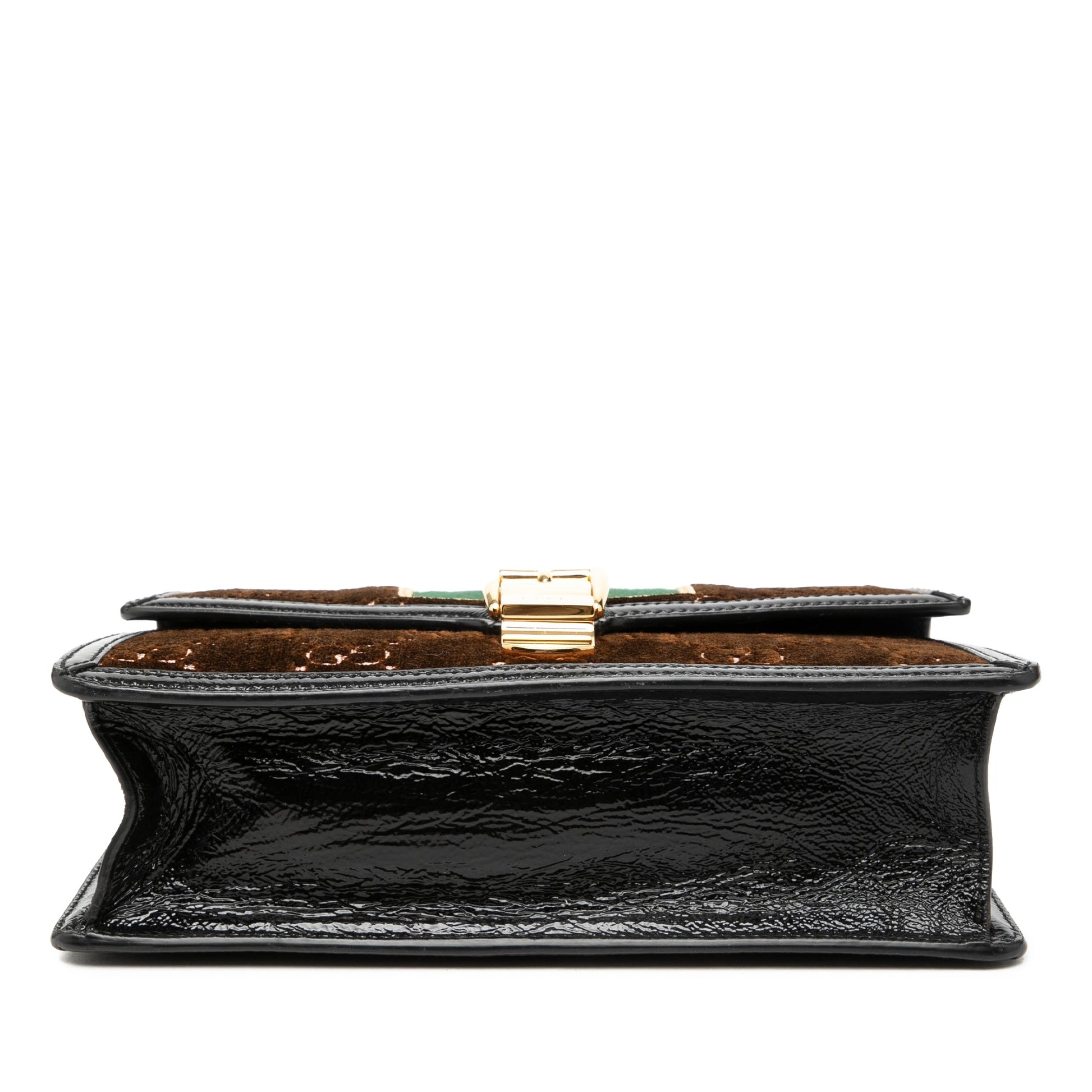 Gucci Small GG Velvet Sylvie Crossbody