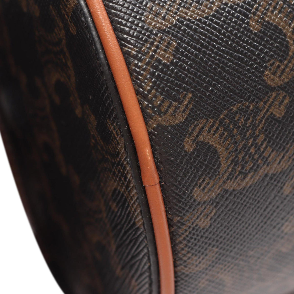 Celine Triomphe Coated Canvas Cylinder Crossbody