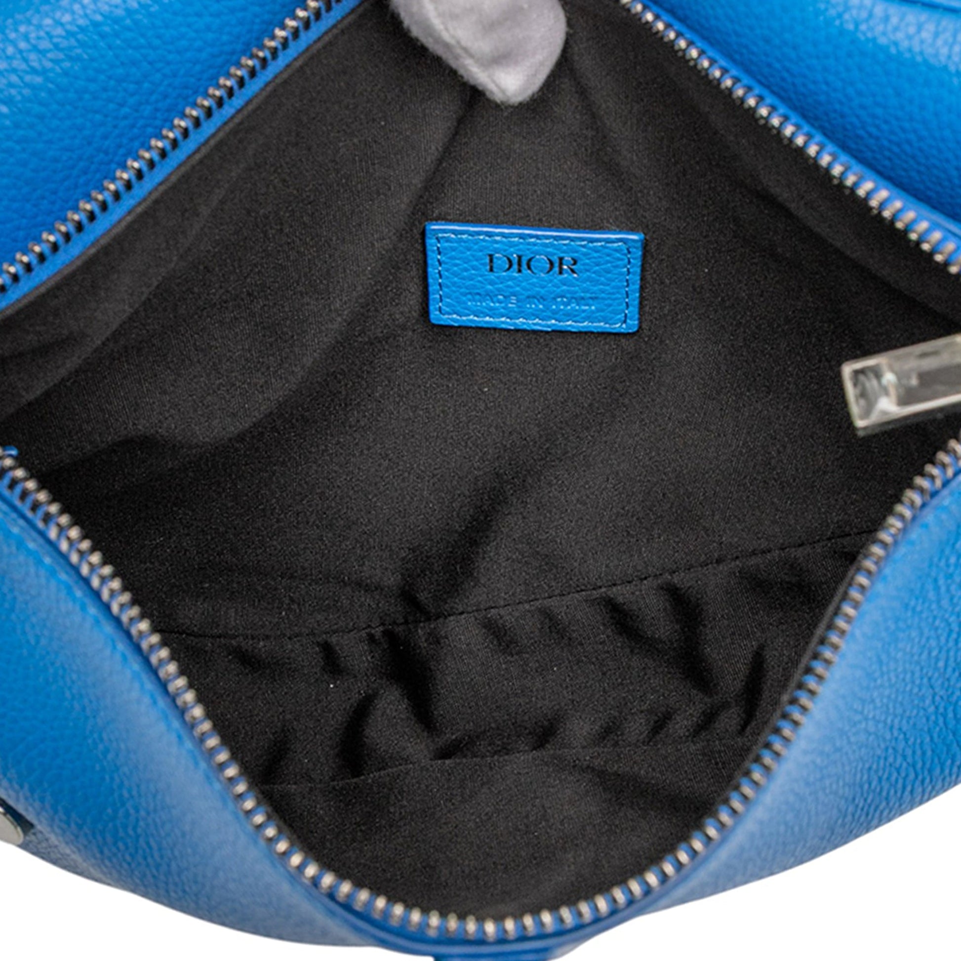 Dior Grained Calfskin Saddle Crossbody