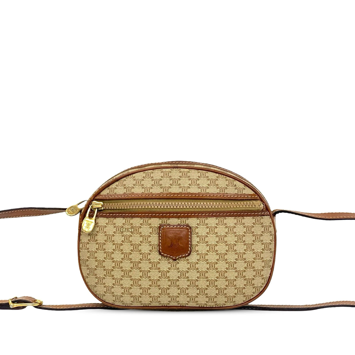 Celine Macadam Coated Canvas Crossbody