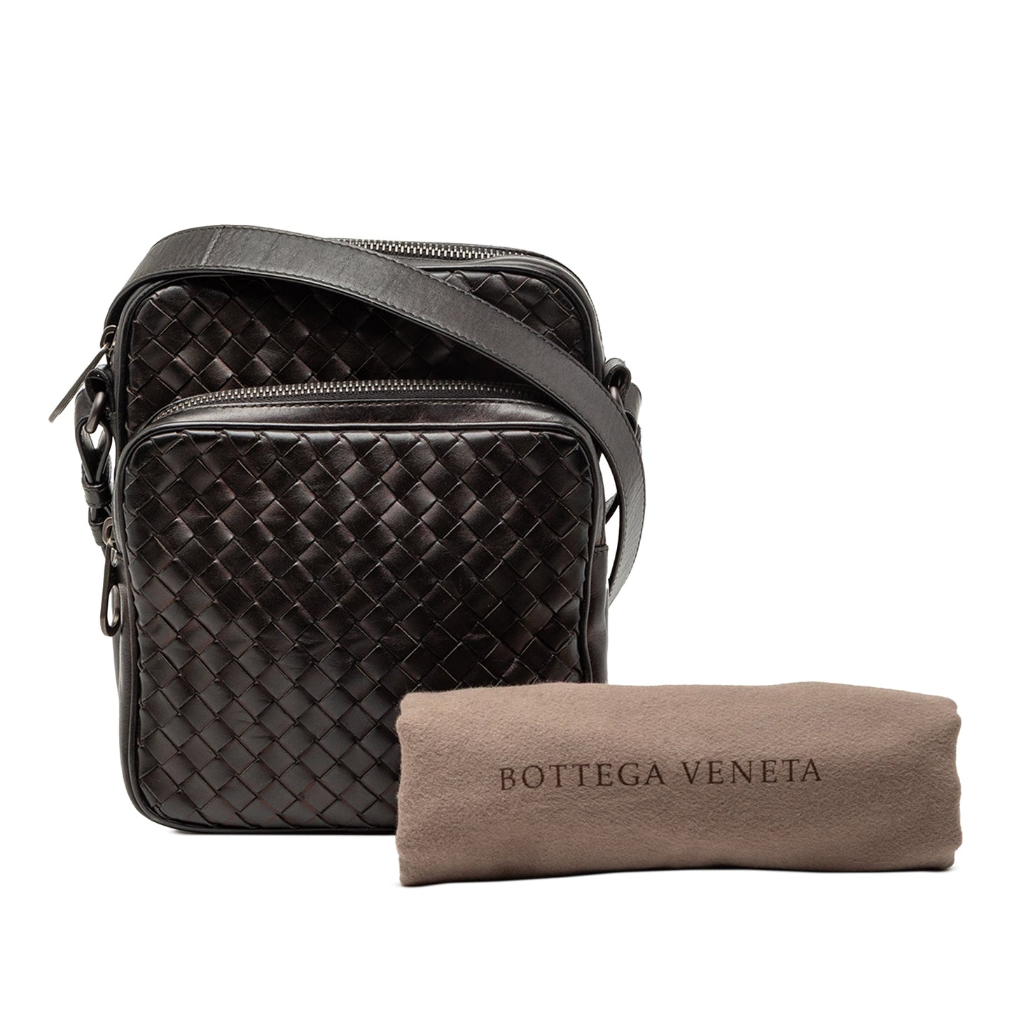 Bottega Veneta Nappa Intrecciato Messenger Bag