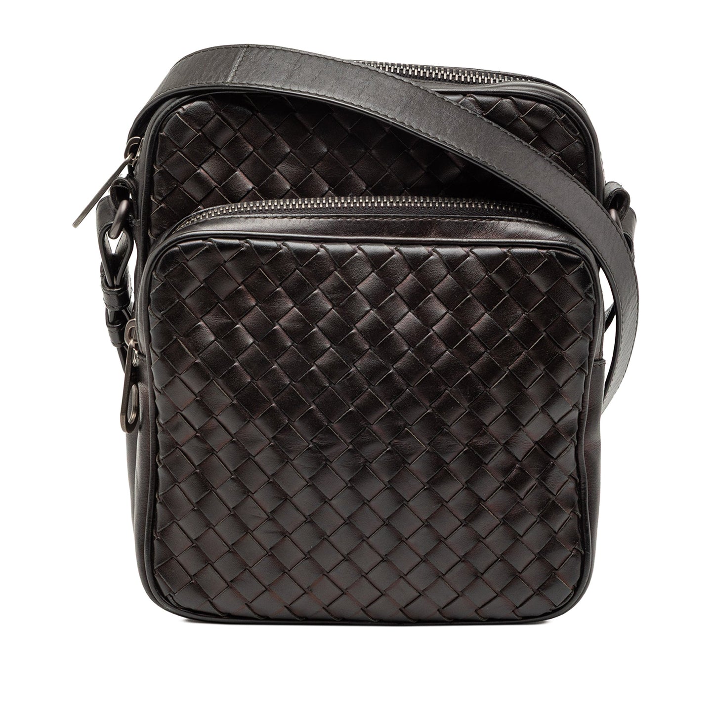 Bottega Veneta Nappa Intrecciato Messenger Bag