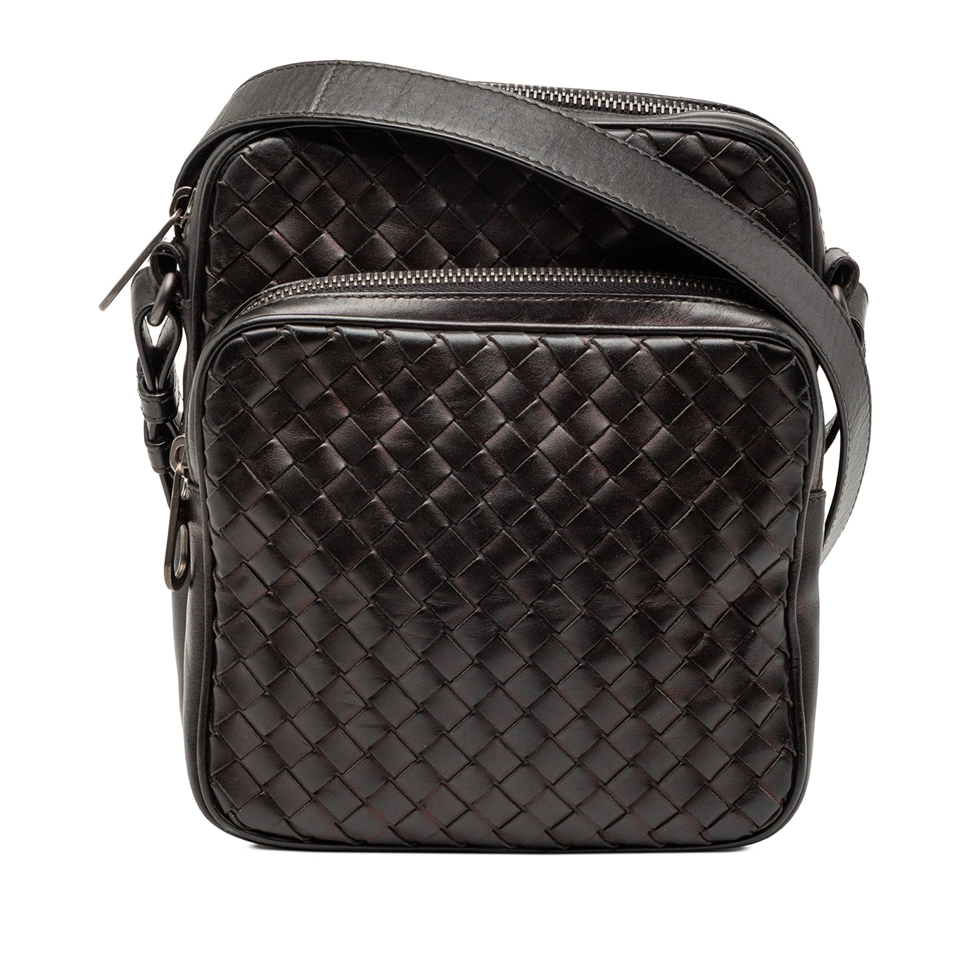 Bottega Veneta Nappa Intrecciato Messenger Bag