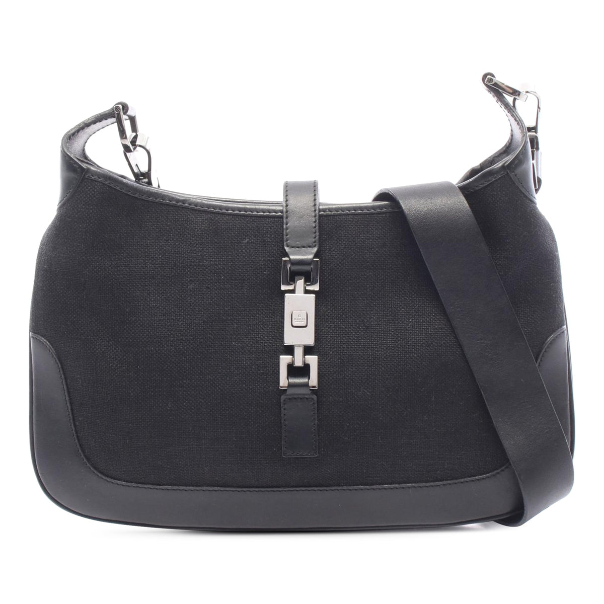 Gucci Canvas Jackie Crossbody — Black