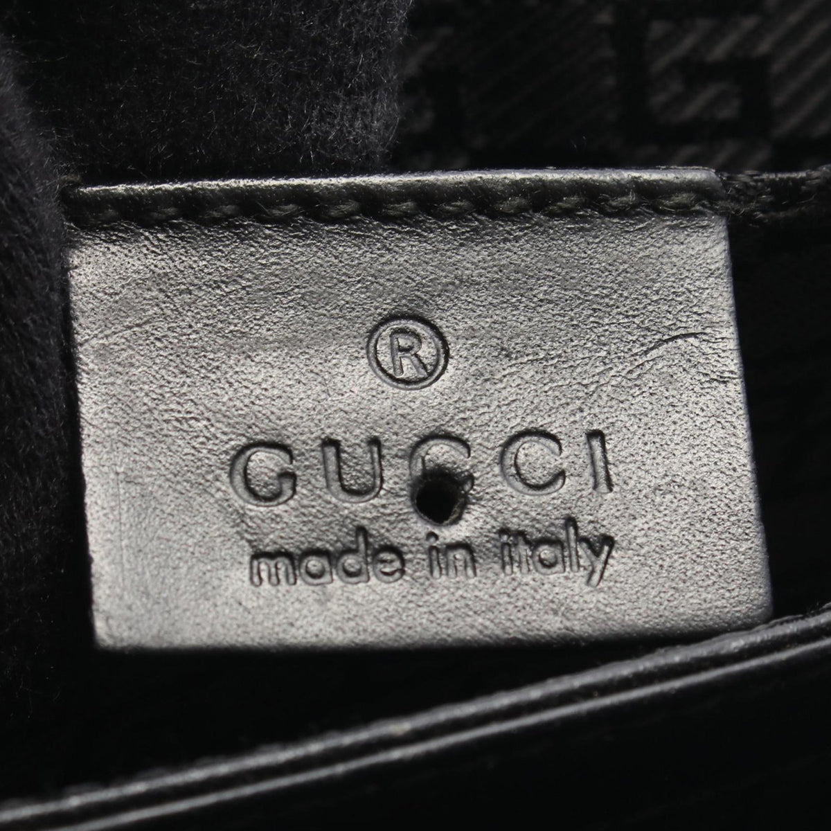 Gucci Canvas Jackie Crossbody — Black