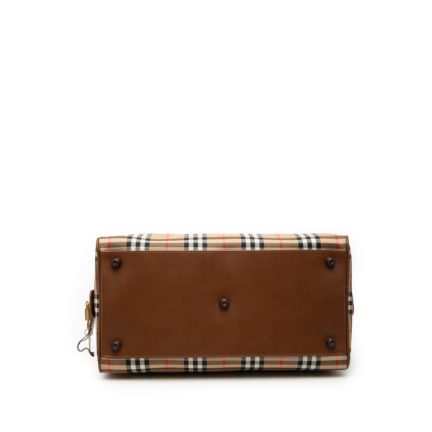 Burberry Haymarket Check Canvas Travel Bag