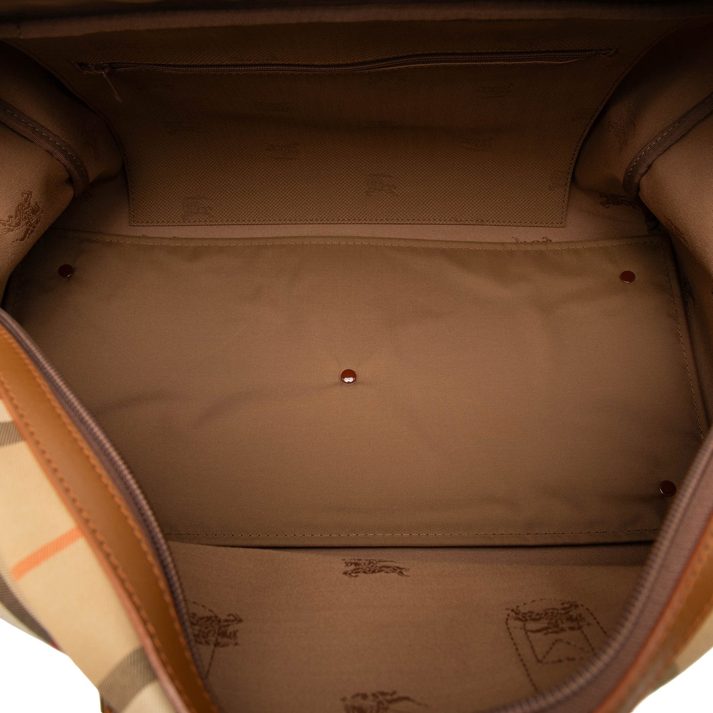 Burberry Haymarket Check Canvas Travel Bag