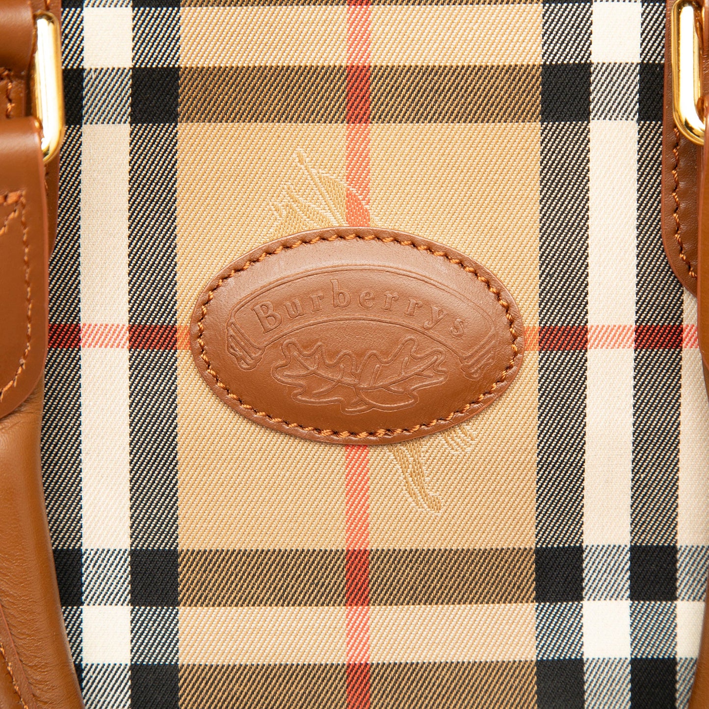 Burberry Haymarket Check Canvas Travel Bag
