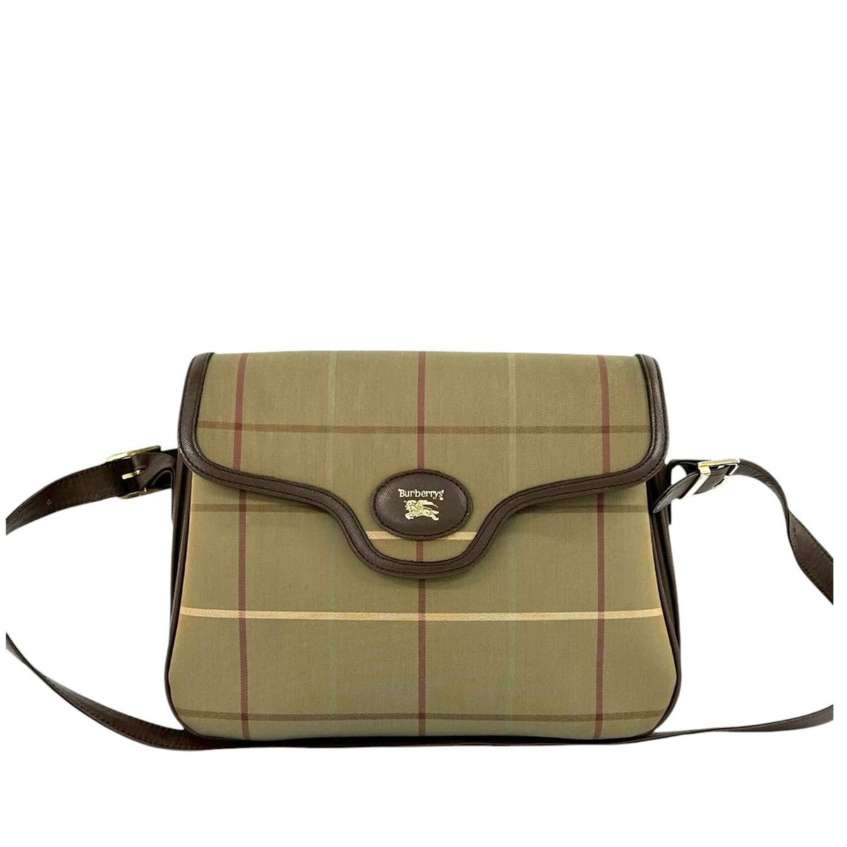 Burberry Vintage Check Canvas Crossbody