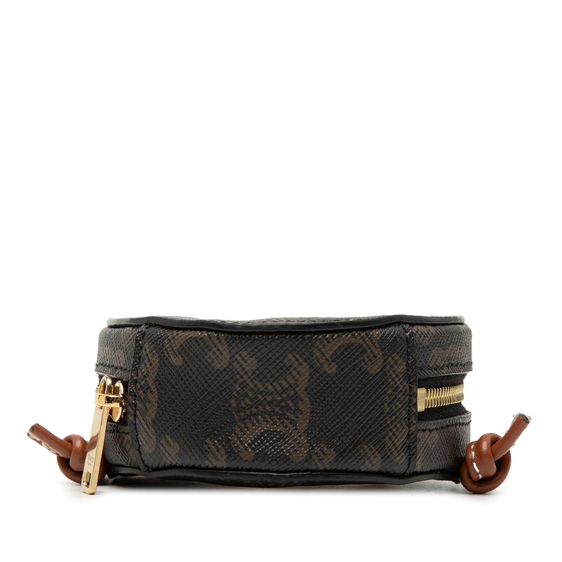 Celine Micro Triomphe Coated Canvas Heart Crossbody