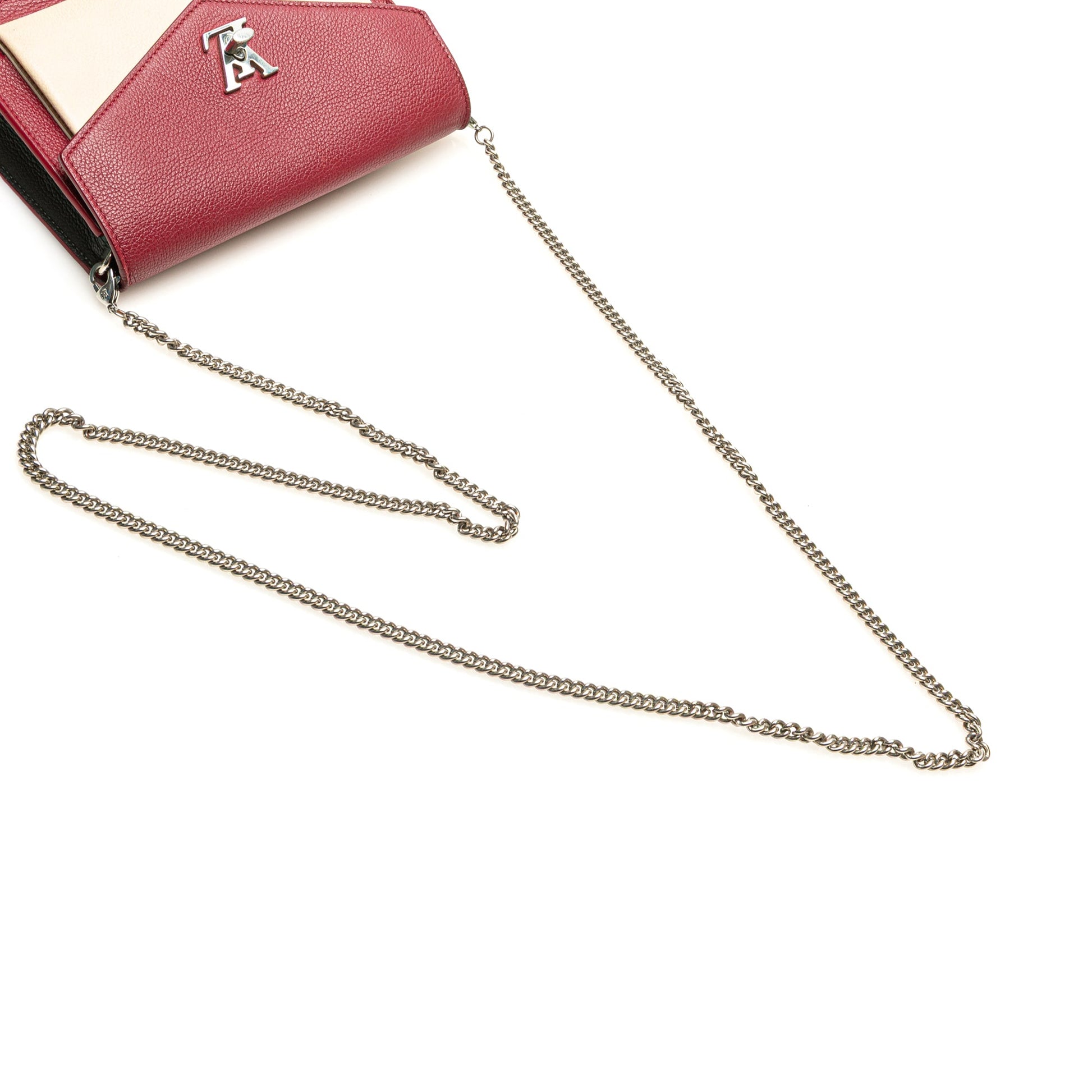 Louis Vuitton Bicolor Leather MyLockMe Chain Pochette