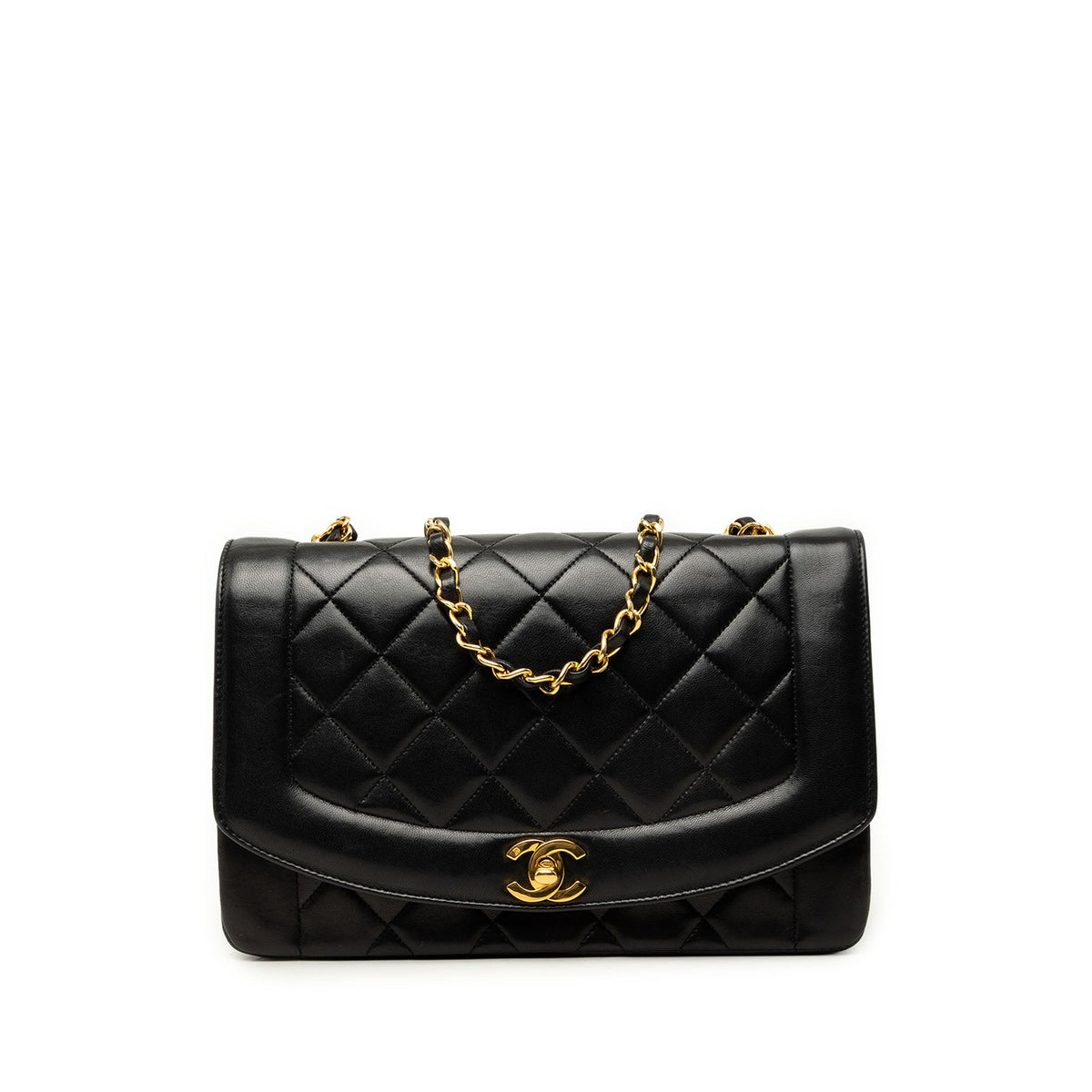 Chanel Medium Lambskin Diana Flap