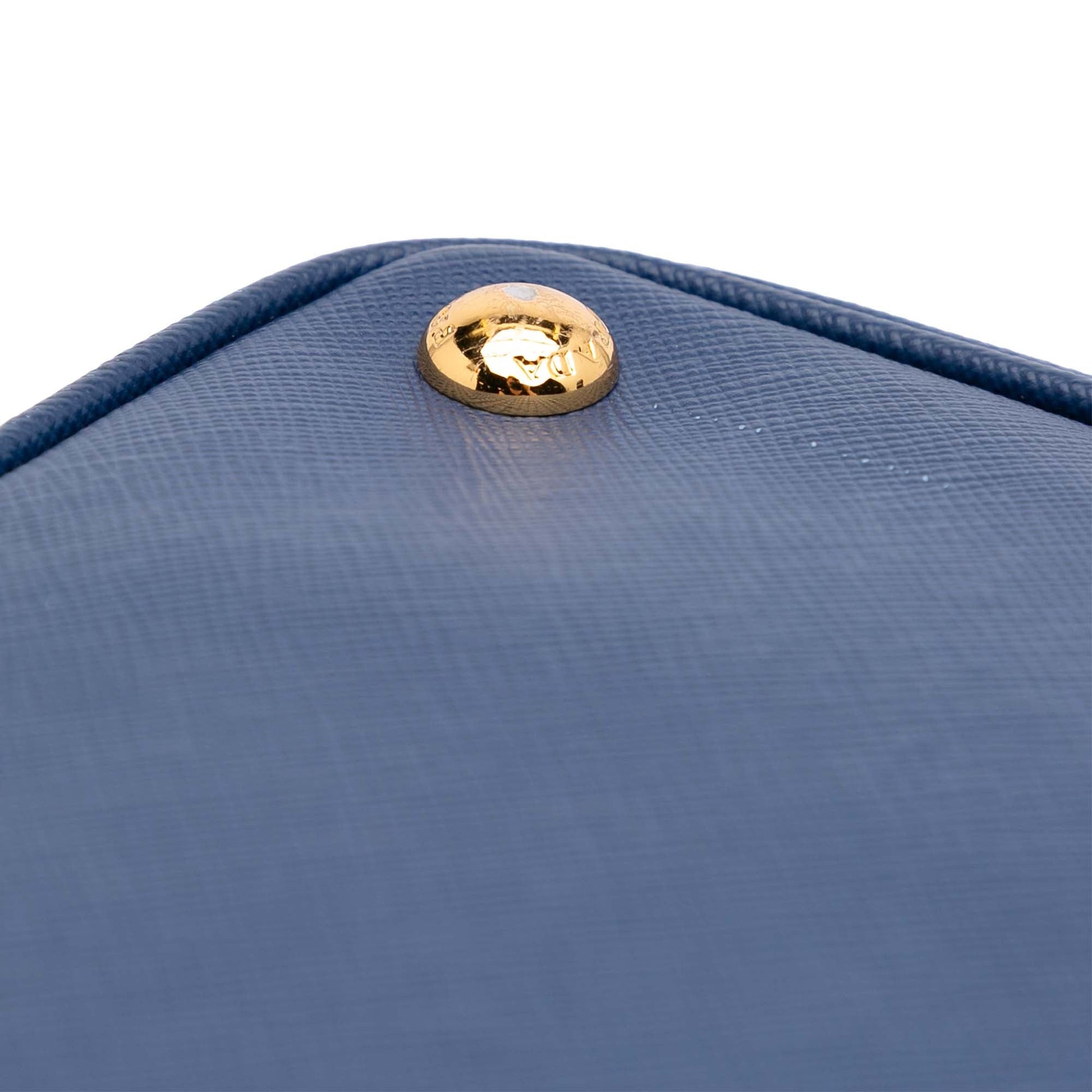 Prada Saffiano Lux Galleria Double Zip Front Pocket Satchel
