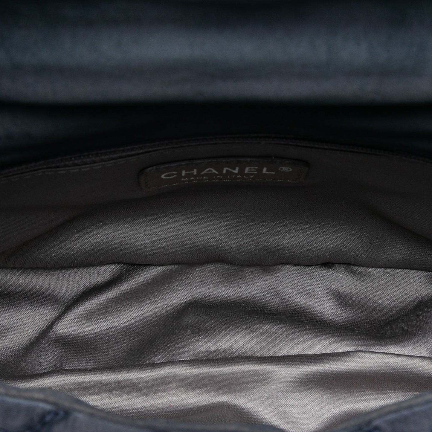Chanel Medium CC Quilted Satin Single Flap