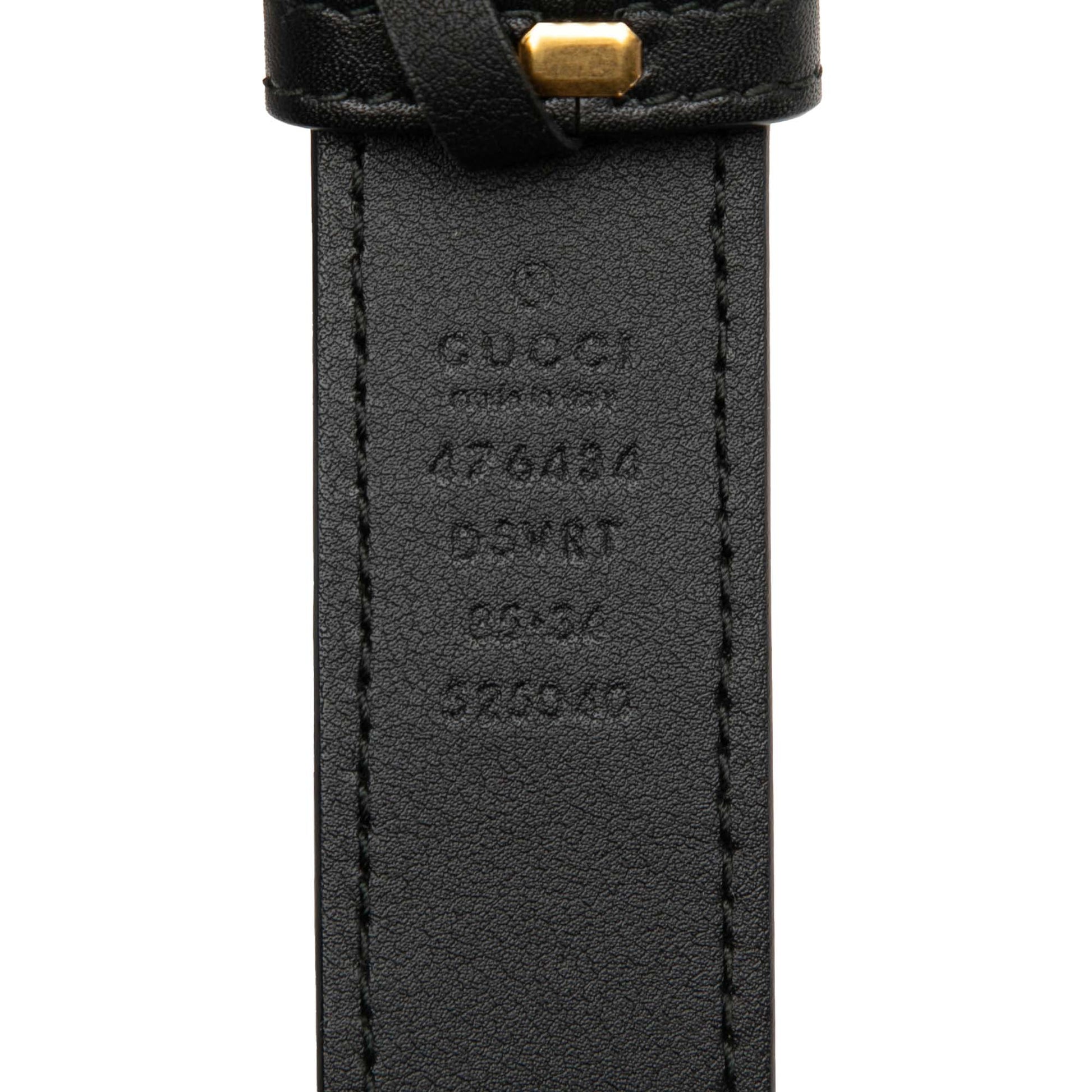 Gucci GG Marmont Matelasse Leather Belt Bag