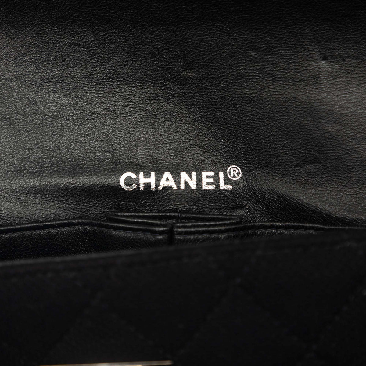Chanel Quilted Jersey and Patent Trimmed Reissue 2.55 East West Flap