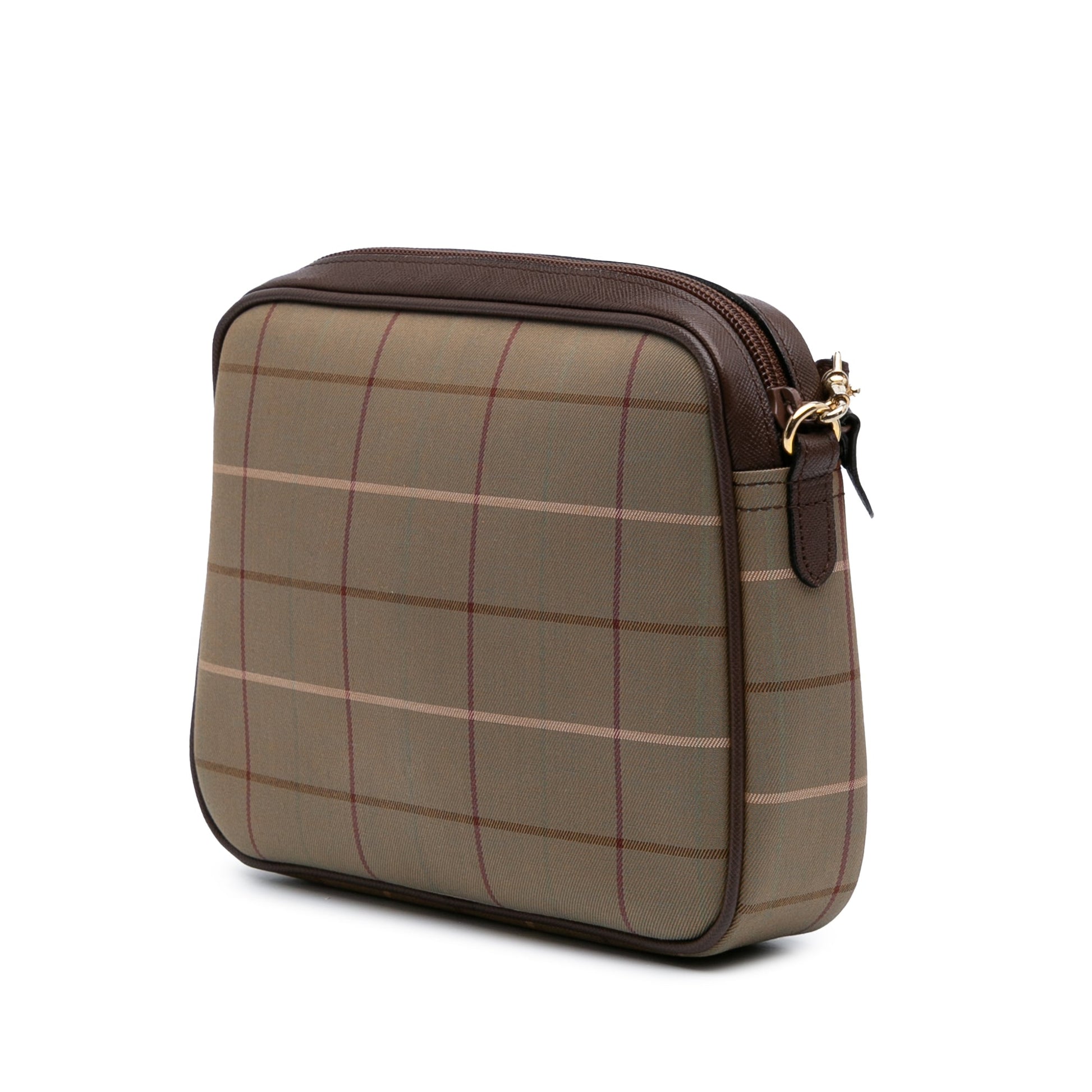 Burberry Vintage Check Canvas Crossbody