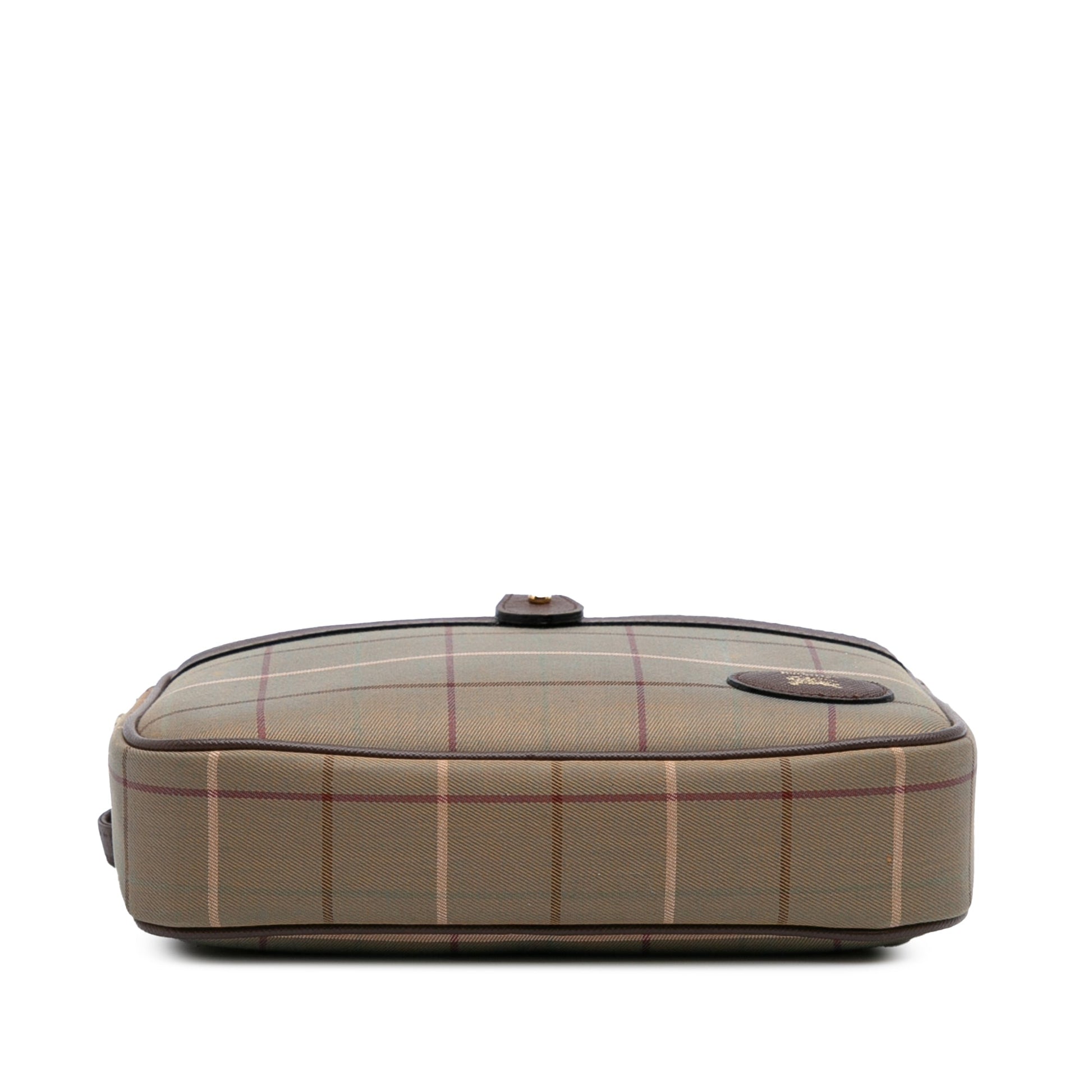 Burberry Vintage Check Canvas Crossbody