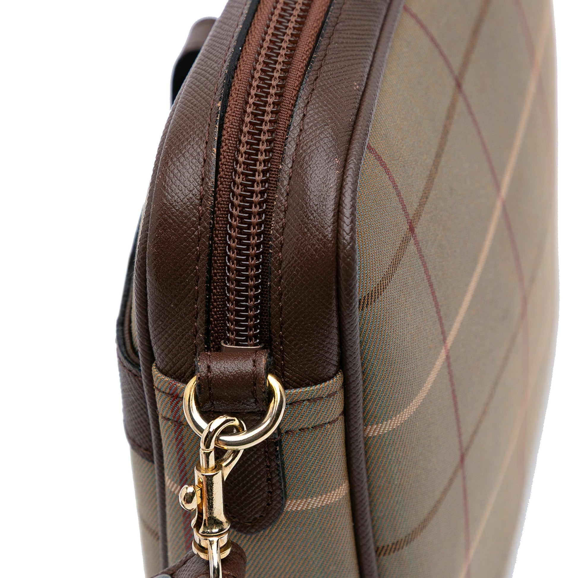 Burberry Vintage Check Canvas Crossbody