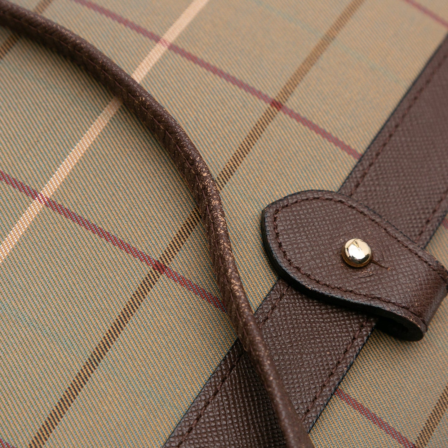 Burberry Vintage Check Canvas Crossbody