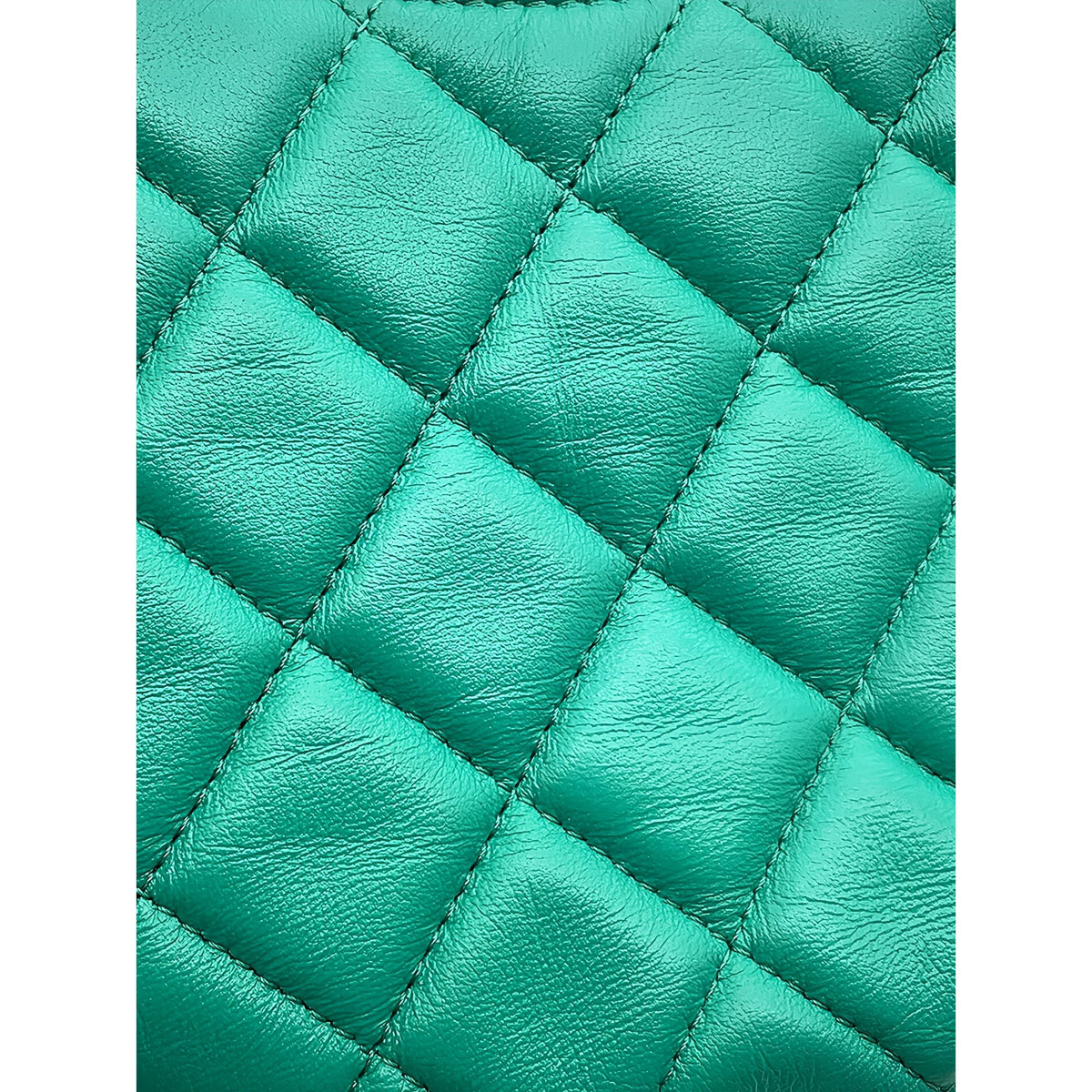 Chanel Small Quilted Lambskin Chain Around Hook Hobo Bag — Green