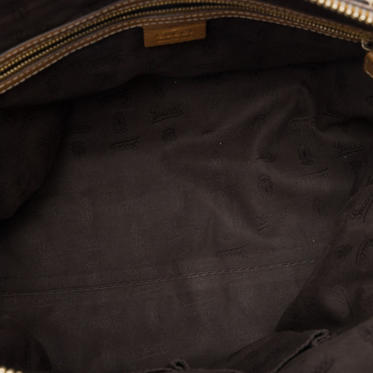 Gucci Medium GG Canvas Charm Satchel — Beige